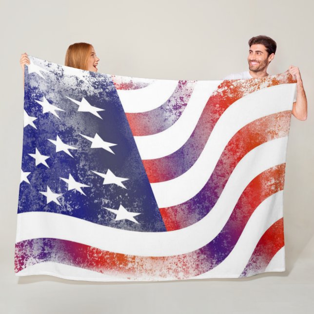 Flagga Fleece Blanket (På plats)