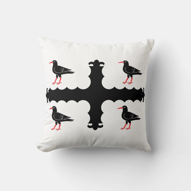 Flagga Flintshire Dekorativ kudde (Framsida)