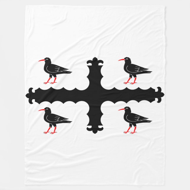 Flagga Flintshire Fleece Blanket (Framsidan)