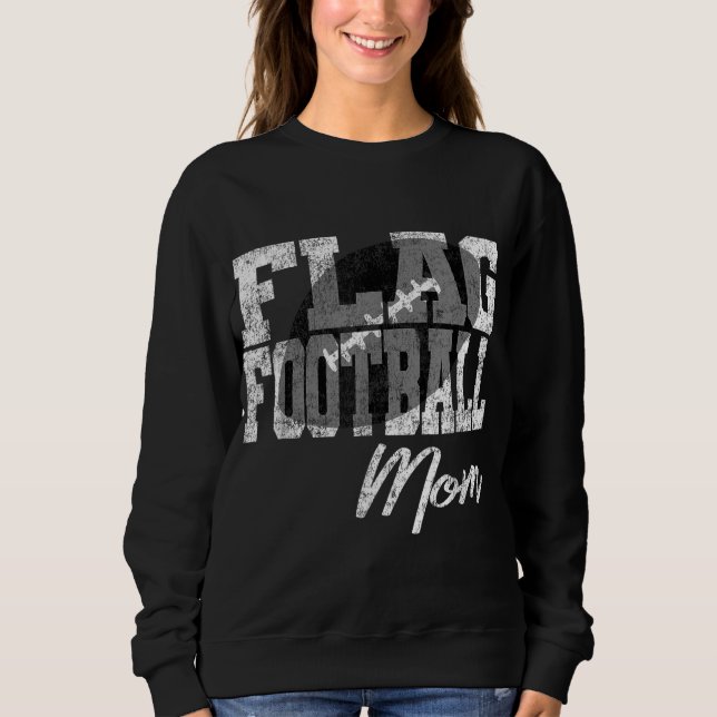 Flagga Football Mamma T Shirt (Framsida)