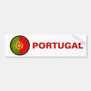 flagga för 3D Portugal Bildekal