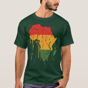 Flagga för afrika t shirt