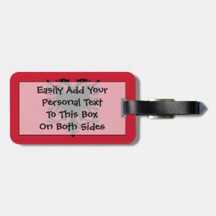 Flagga för Albaniens Easy ID Bagagebricka