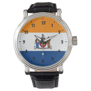 Flagga för Albany, New York Armbandsur
