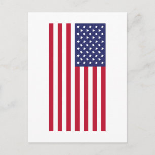 Flagga för Amerikas förenta stater Vykort
