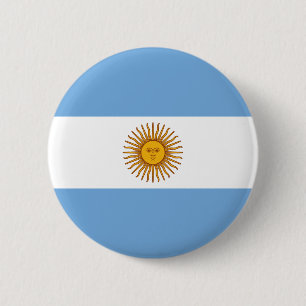 Flagga för Argentina Knapp