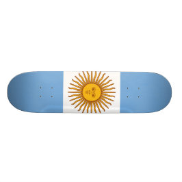 Flagga för Argentina Mini Skateboard Bräda 18,5 Cm