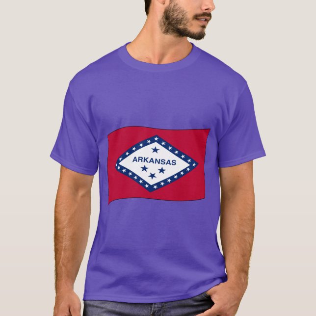 Flagga för Arkansas T Shirt (Framsida)
