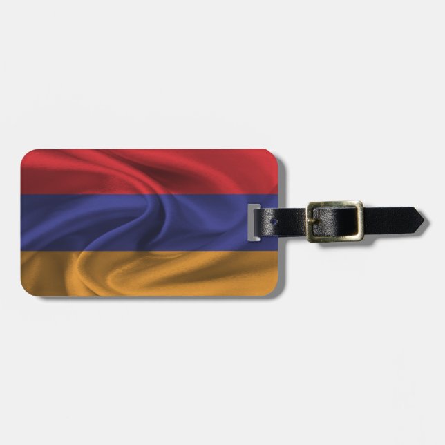Flagga för Armenien Bagagebricka (Horisontell Framsida)