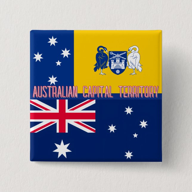 Flagga för Australian Capital Territory Knapp (Framsida)