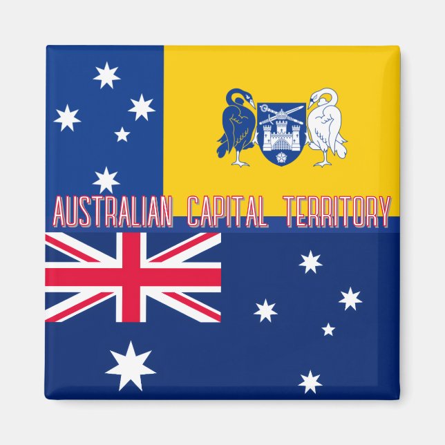Flagga för Australian Capital Territory Magnet (Framsidan)