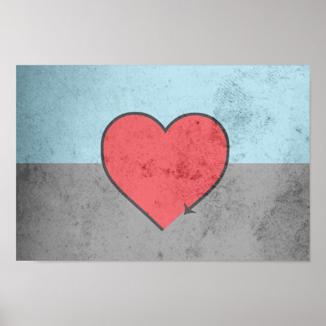 FLAGGA FÖR AUTOSEXUELL STOLTHET POSTER (Framsidan)