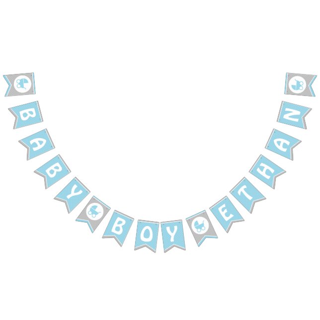 Flagga för babyskor/banderoll för Pojke (Alla)