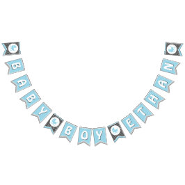 Flagga för babyskor/banderoll för Pojke