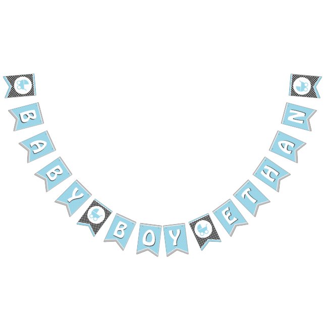 Flagga för babyskor/banderoll för Pojke (Alla)