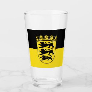 Flagga för Baden-Württemberg Glas