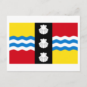 Flagga för Bedfordshire vykort