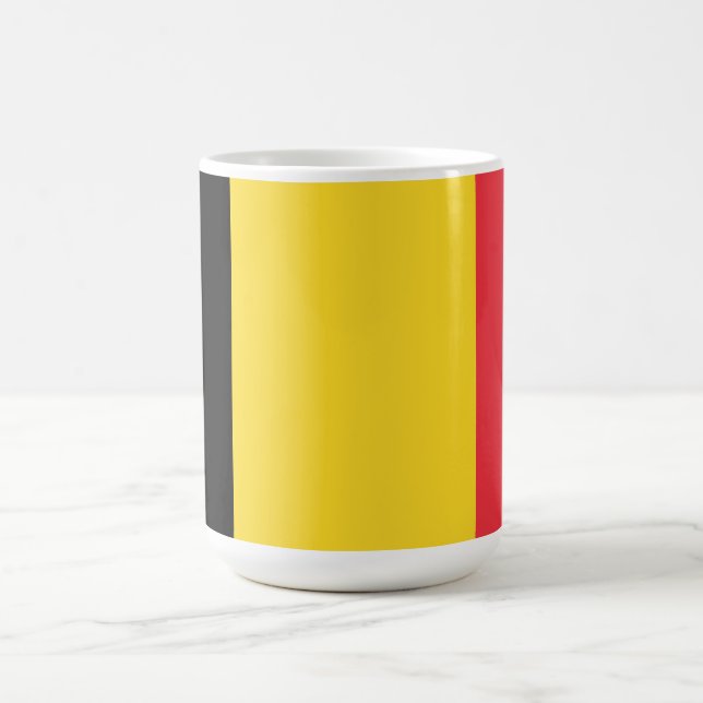 Flagga för Belgien Kaffemugg (Center)