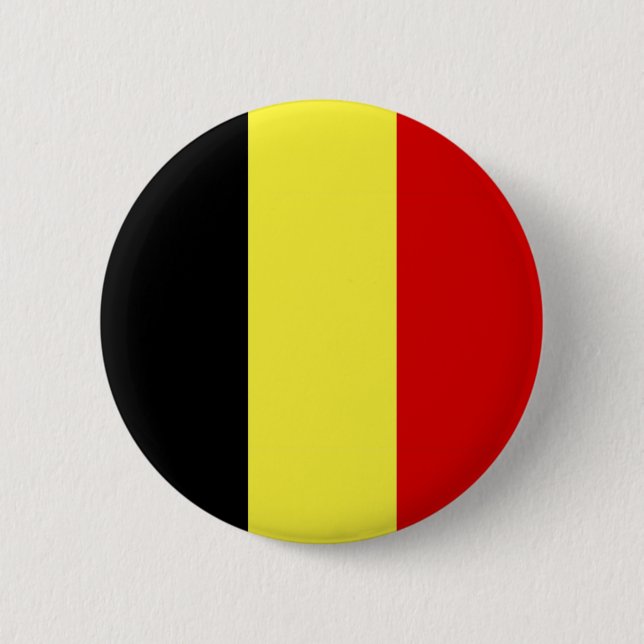 Flagga för Belgien Knapp (Framsida)