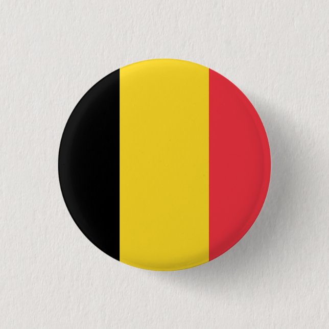 Flagga för Belgien Knapp (Framsida)