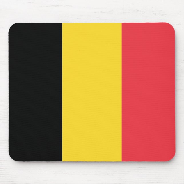 Flagga för Belgien Musmatta (Framsidan)