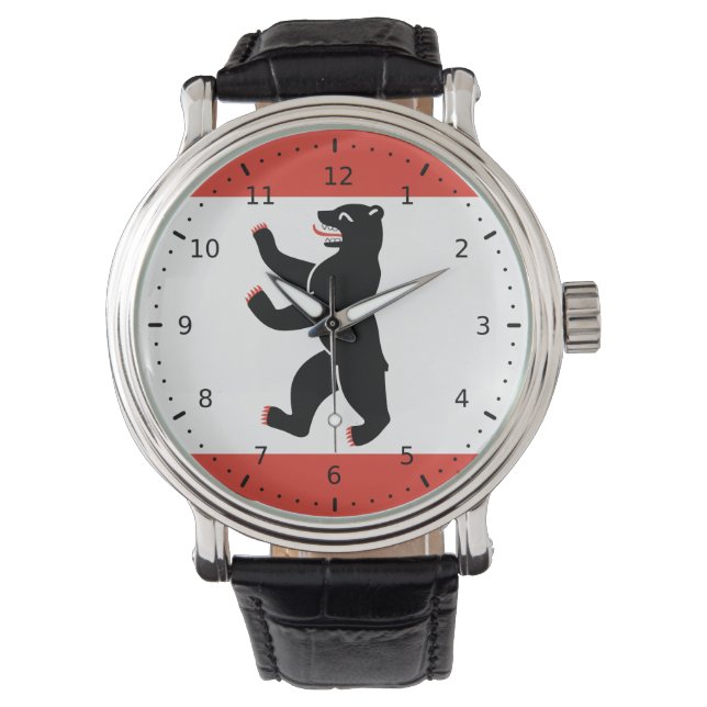Flagga för Berlin Armbandsur (Framsida)