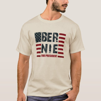 Flagga för Bernie slipmaskinUS Tee Shirt