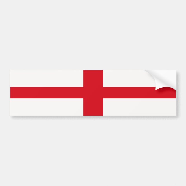Flagga för bildekalEngland St George kor Bildekal (Framsidan)
