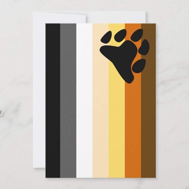 Flagga för björnbroderskap (Framsida)