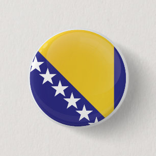 Flagga för Bosnien och Hercegovina-rundan Knapp