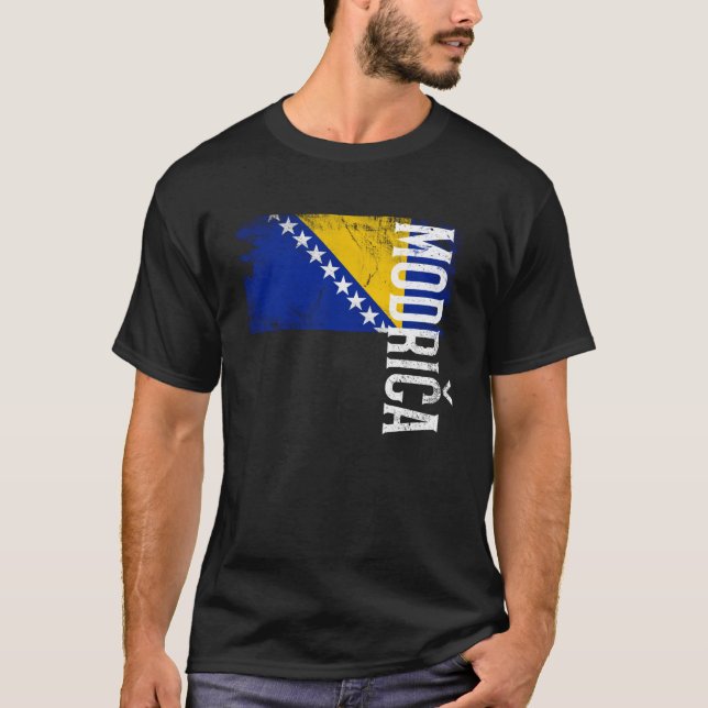 Flagga för bosniska Manar-kvinnor T Shirt (Framsida)