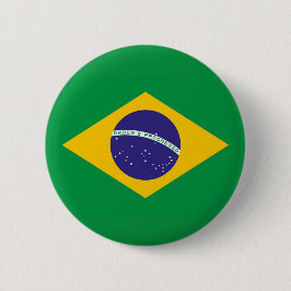 Flagga för Brasilien Knapp
