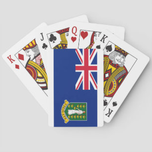 Flagga för British Virgin Islands medborgarevärld Casinokort