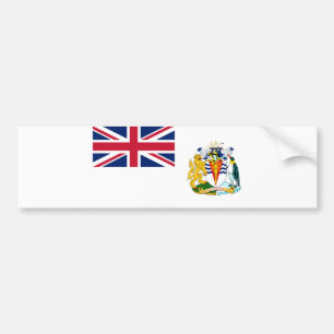 Flagga för Brittiska Antarktis Bildekal