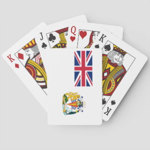 Flagga för Brittiska Antarktis Casinokort