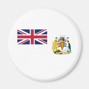 Flagga för Brittiska Antarktis Magnet
