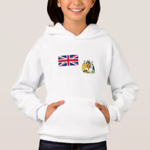 Flagga för Brittiska Antarktis T Shirt