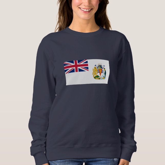 Flagga för Brittiska Antarktis T Shirt (Framsida)