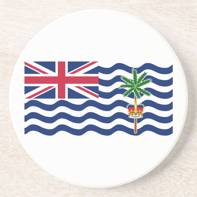 Flagga för Brittiska territoriet i Indiska oceanen Underlägg (Framsidan)