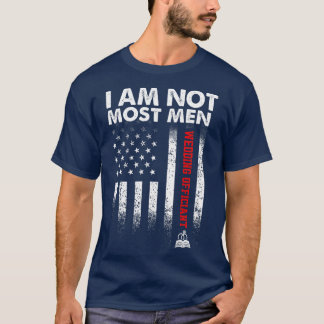 Flagga för bröllop-tjänstemän t shirt