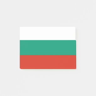 Flagga för Bulgarien Post-it® Notes Post-it Block