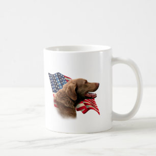 Flagga för ChesapeakefjärdRetriever Kaffemugg