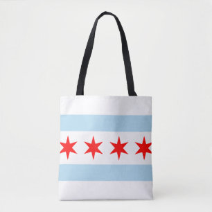 Flagga för Chicago, Illinois Tygkasse