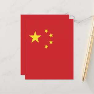 flagga för china