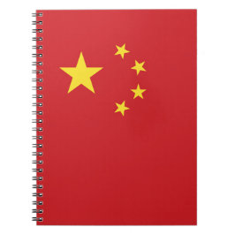 flagga för china anteckningsbok