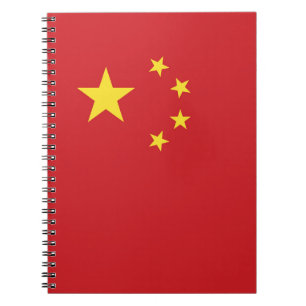 flagga för china anteckningsbok