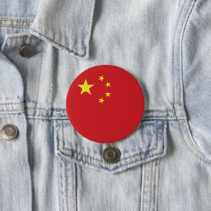 flagga för china knapp