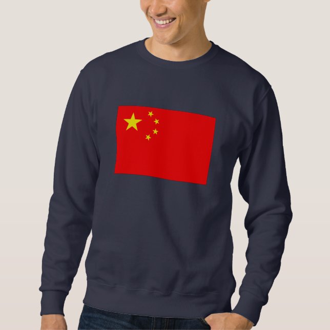Flagga för china lång ärmad tröja (Framsida)