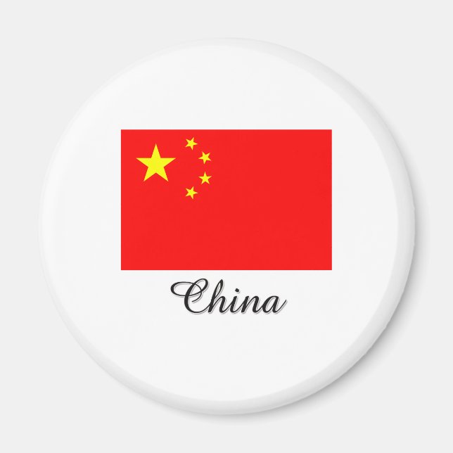 Flagga för china magnet (Framsidan)