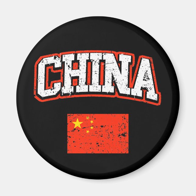 Flagga för china magnet (Framsidan)